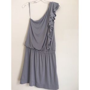 Ruffle One Shoulder Dress